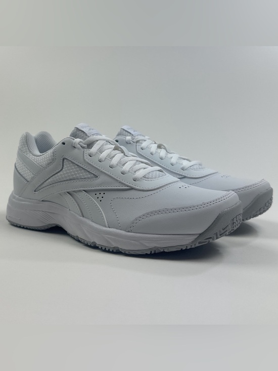 Reebok Work N Cushion 4 White Gray Mens Walking Shoes Slip Resistant 100238720 main image 5